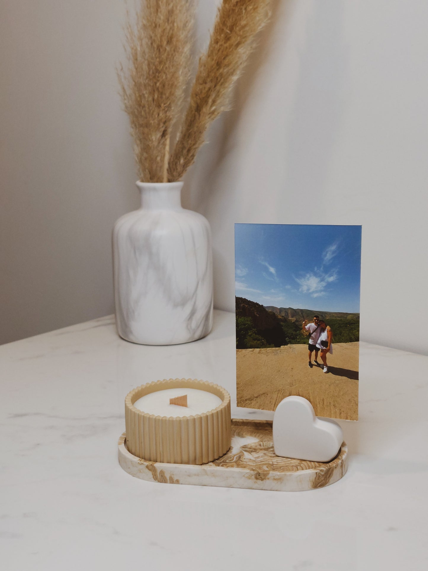 Conjunto decoração 3 peças - Coração para fotografia