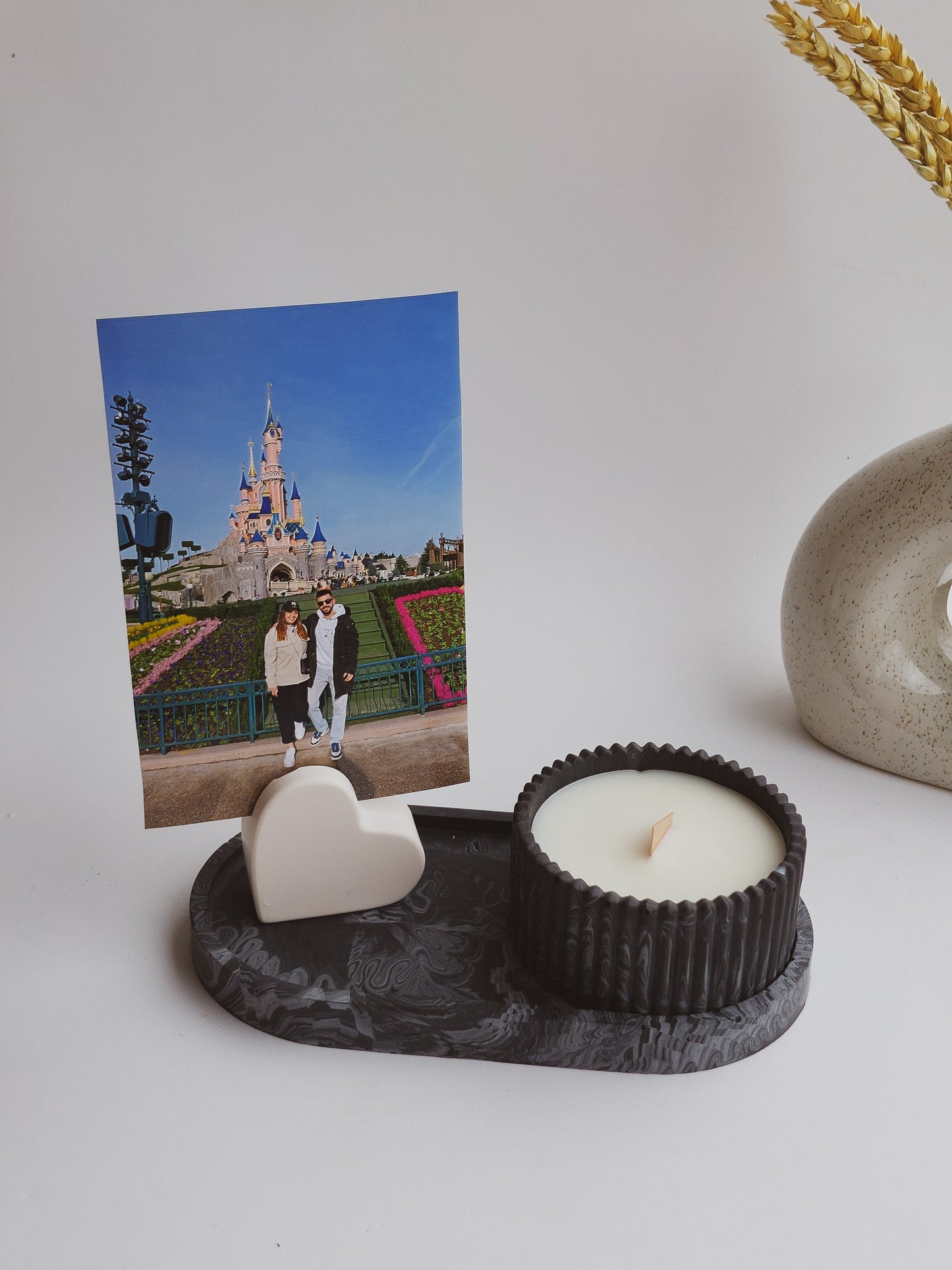 Conjunto decoração 3 peças - Coração para fotografia