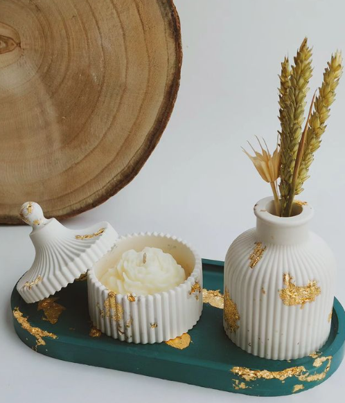 Conjunto decoração 3 peças