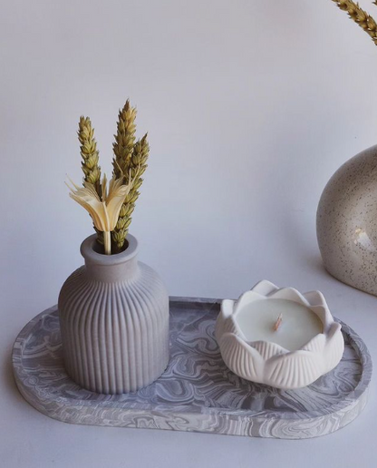 Conjunto decoração 3 peças - Flor de Lotus